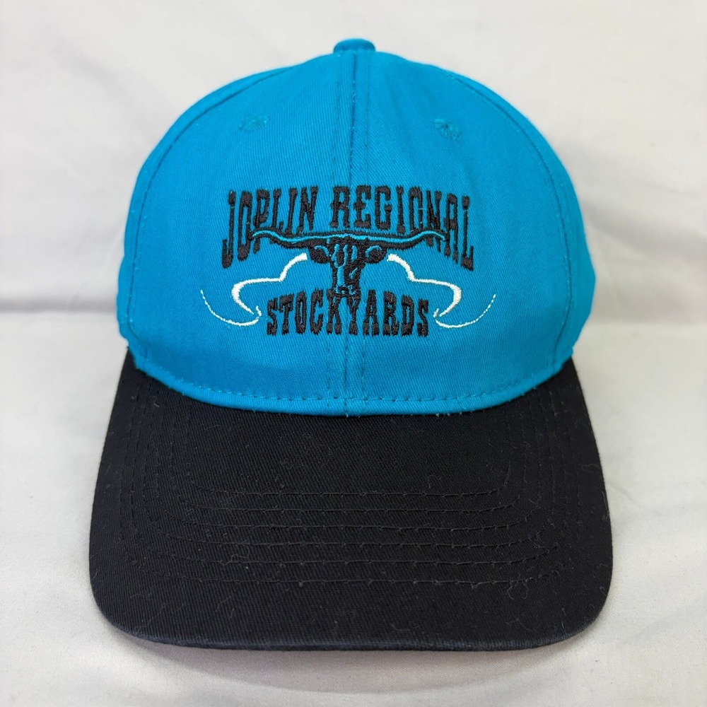 Embassy Hat Joplin Regional Stockyards Unisex OSFM Blue Black Logo Cap